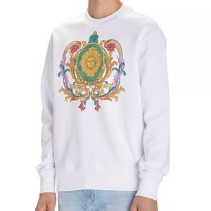 Versace Jeans Couture Garland Sun Baroque Graphic Sweatshirt